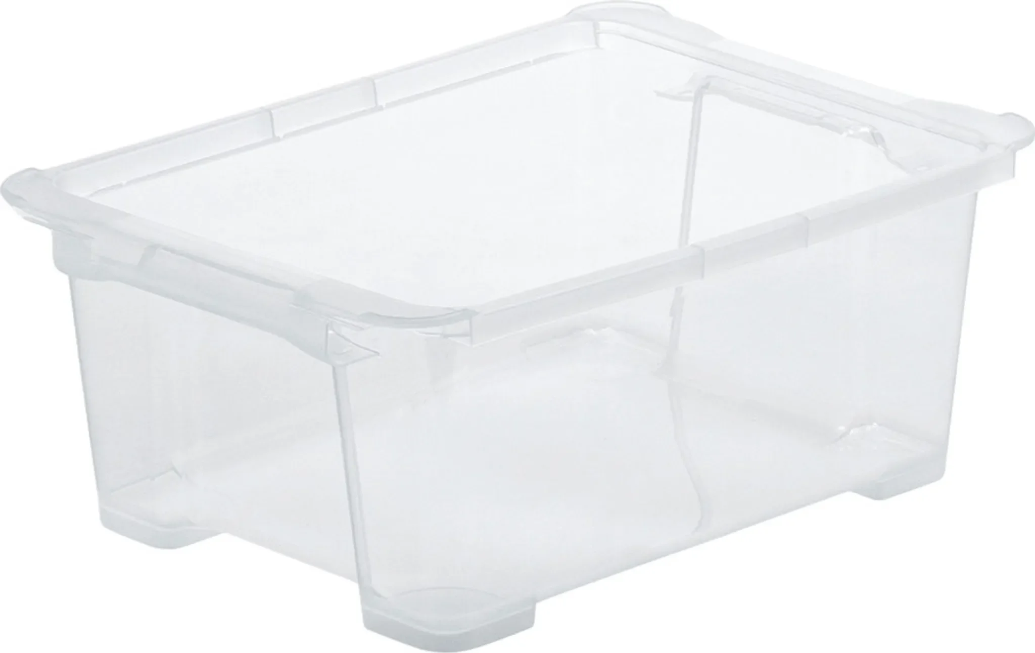 Box 11 l EVO EASY – Aufbewahrungsbox mit Deckel, Transparent